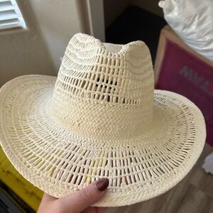 Wyeth Cream Woven Hat